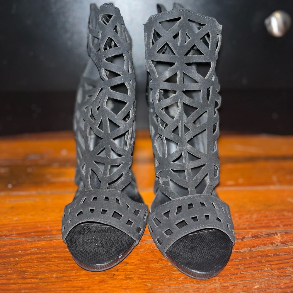 Womens Lace Heels
